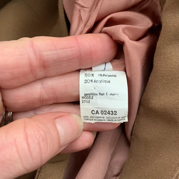 Vintage Camel Pleated High Rise Asymmetric Waist Midi Skirt - Picture 12 of 15